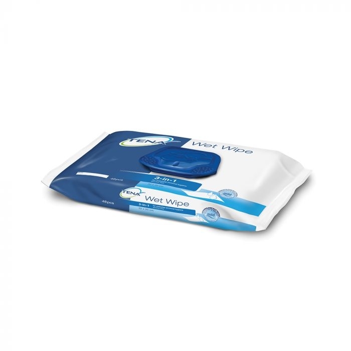 Tena Moist Patient Wipes - 48 Wipes