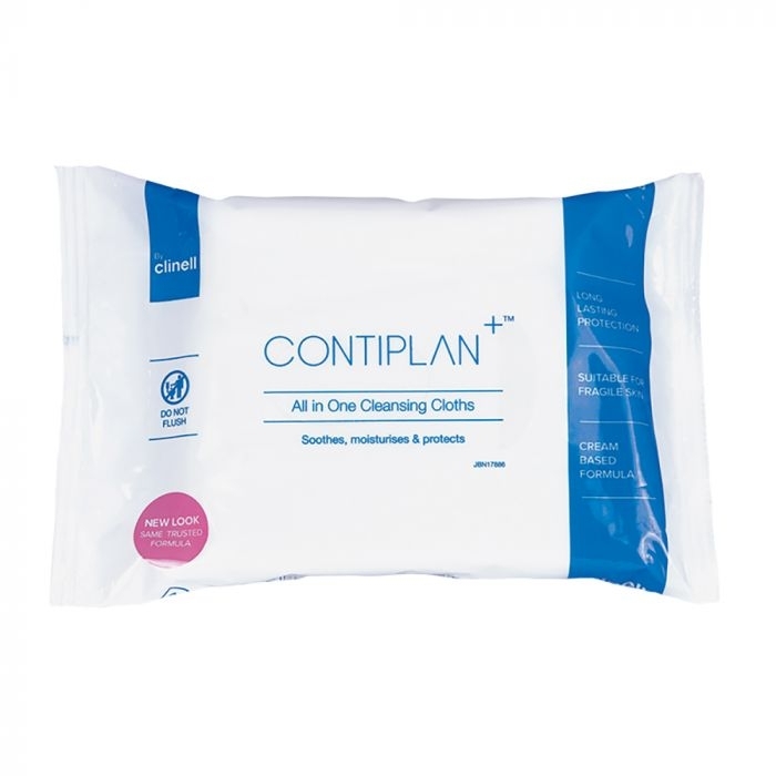 Clinell Contiplan 8 All In One Cleansing Cloths - 8 Wipes