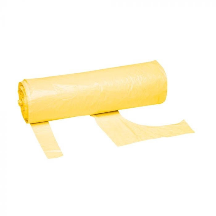 Standard Polythene Aprons on a Roll - Yellow