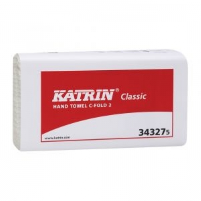 Katrin Classic 2 ply C Fold Hand Towels - Case of 2250