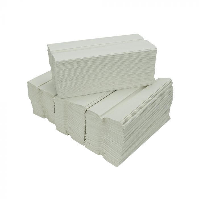 2ply White V Fold Hand Towels - Case of 4000