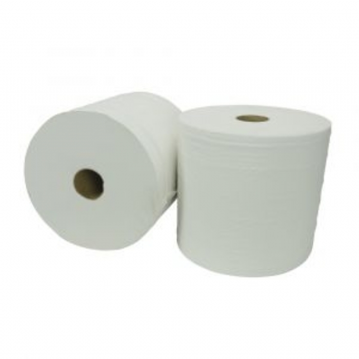 Perform 2ply White Jumbo Rolls - Case of 2