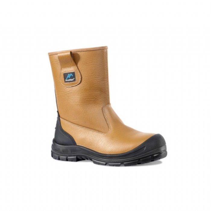 ProMan PM104 Tan Chicago Rigger Safety Boots