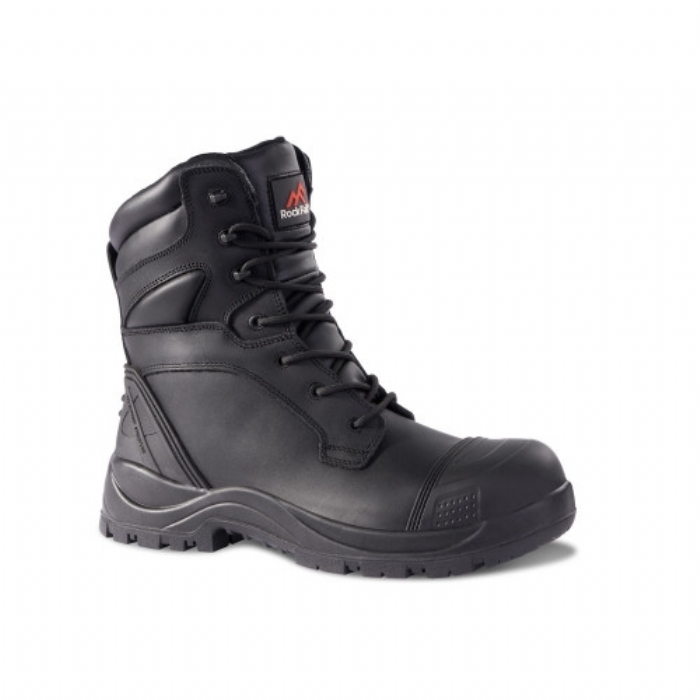  ROCK FALL Clay High Leg Waterproof Safety Boot - Wide Fitting