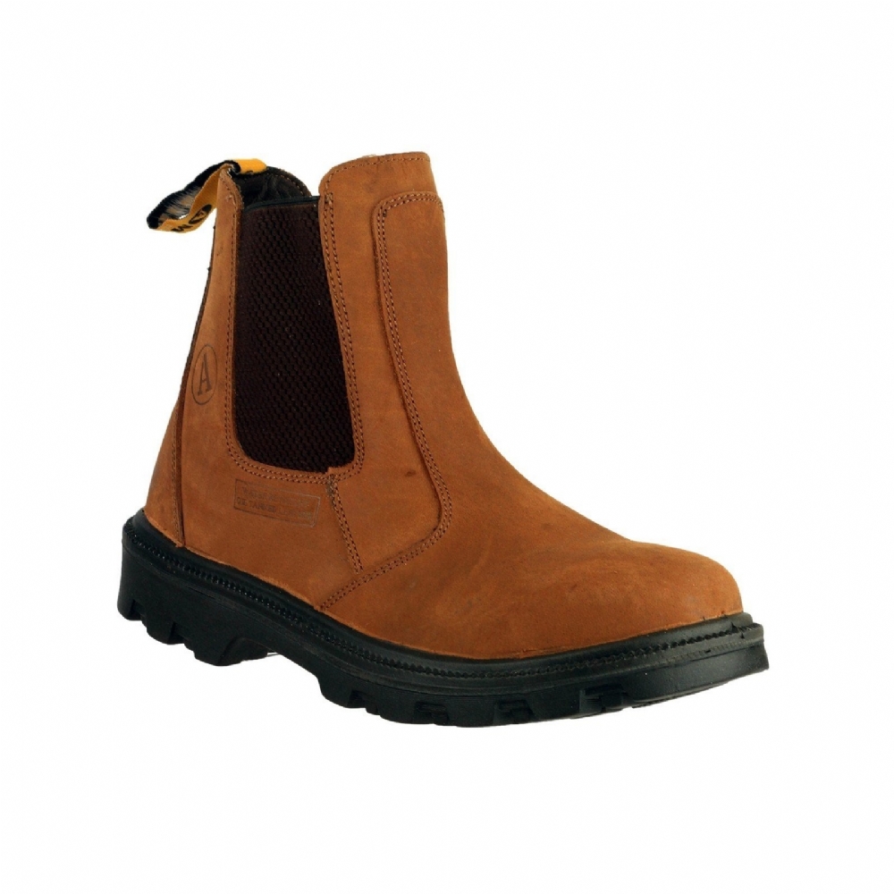 Amblers Safety Dealer Work Boot (Brown Greasy) Extra Fit FS131 Aston