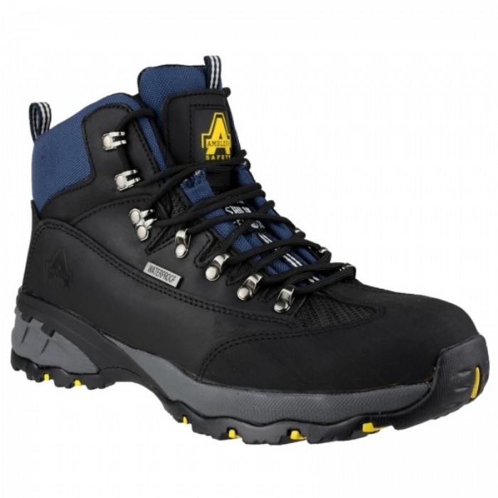 Amblers Safety Waterproof Hiker Boot (Black) FS161