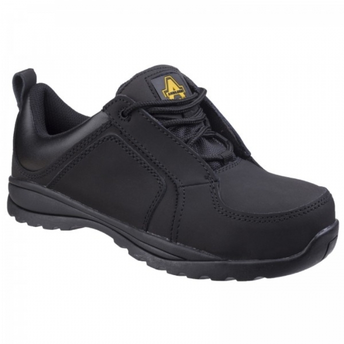 Amblers Ladies Safety Work Shoe/Trainer S1P HRO Black FS59C