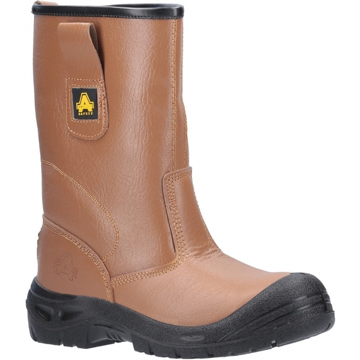 Amblers Tan Safety Rigger Work Boot FS142