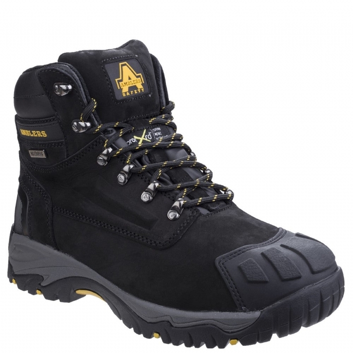 Amblers Waterproof Safety Work Boots Black FS987