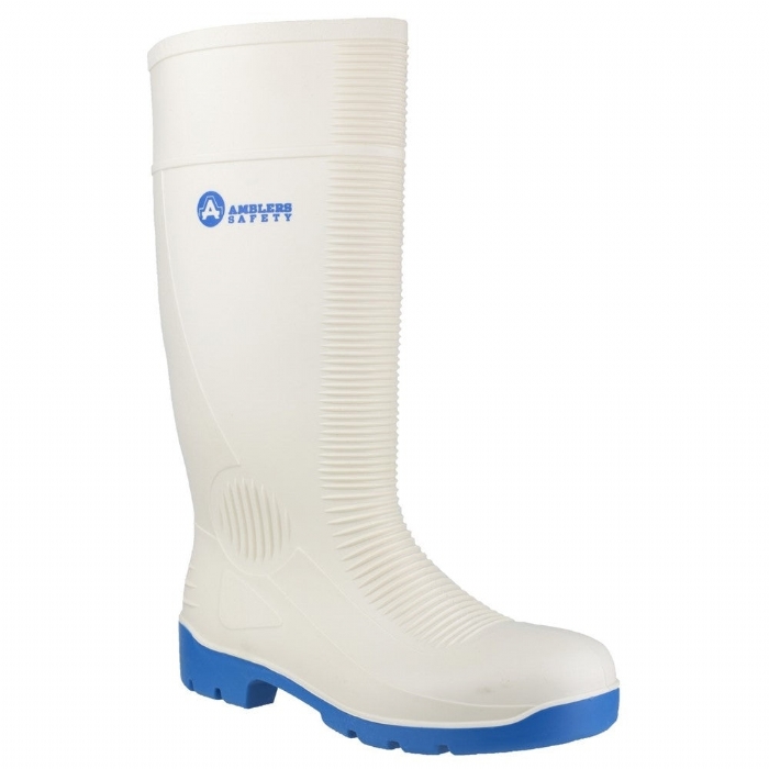 Amblers Waterproof Catering Safety Wellington Boot White FS98