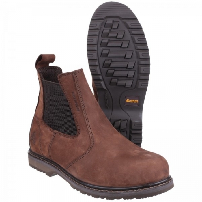 Amblers Sperrin Injected Welt WP Dealer Boot Brown AS148