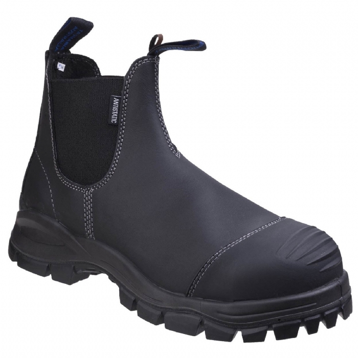 Blundstone 910 Black Mens Dealer Safety Boots