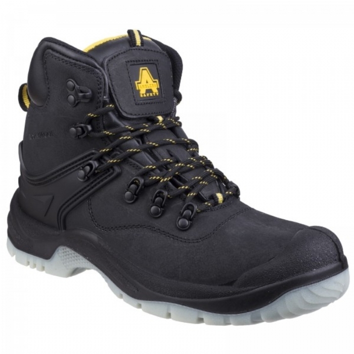 Amblers FS198 Waterproof Safety Work Boots Black