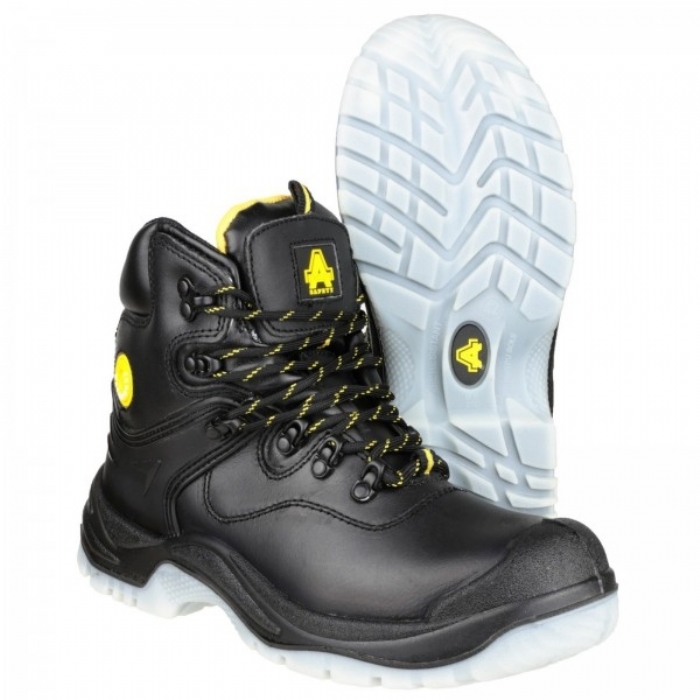 Amblers FS198 Waterproof Safety Work Boots Black