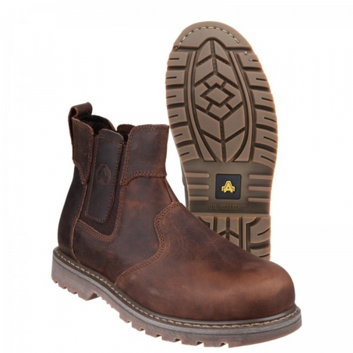 Amblers SBP Safety Dealer Work Boot Brown FS165