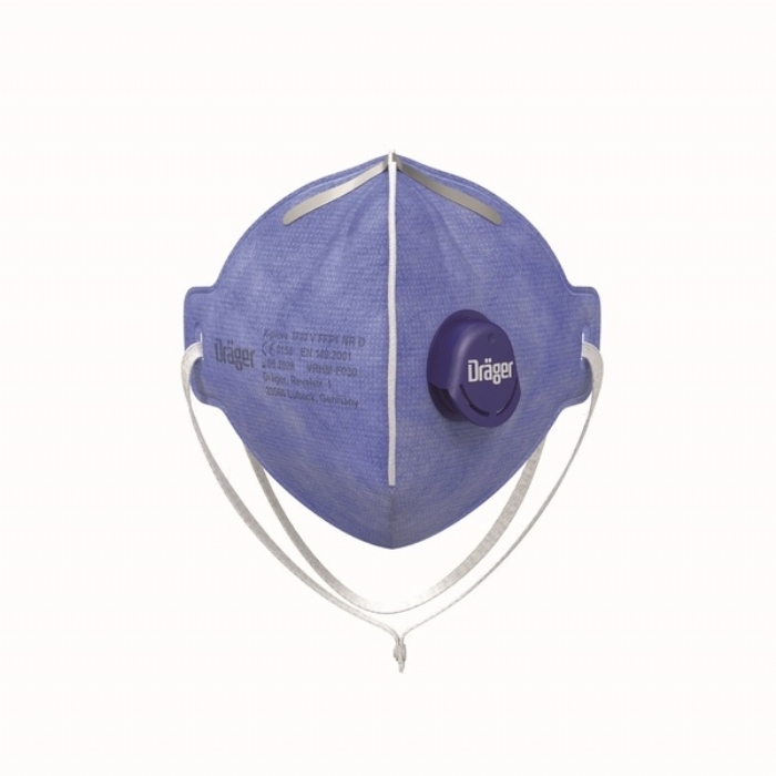 Draeger X-Plore 1710V FFP1 - Fold Flat Valved Respirator