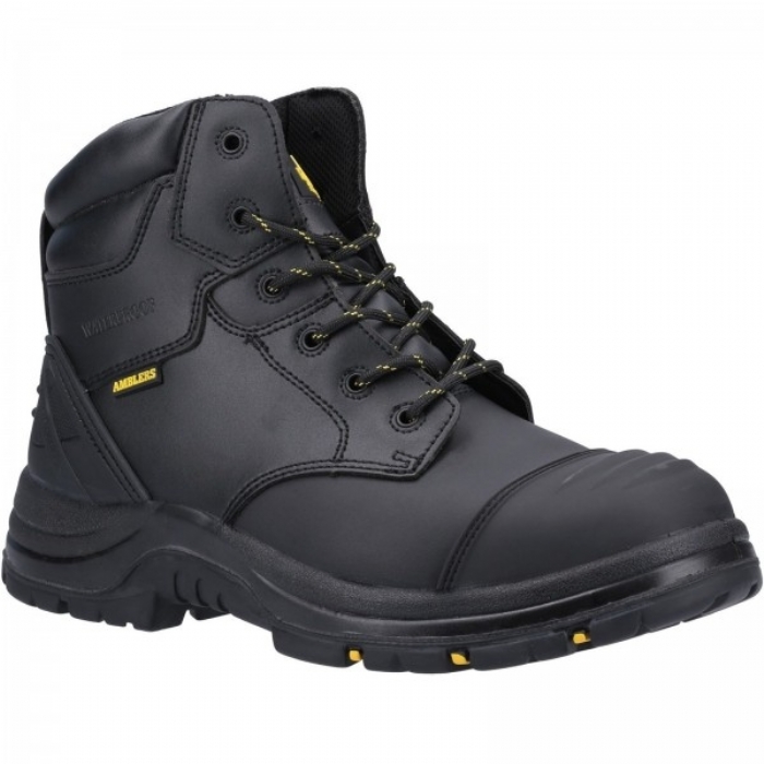 Amblers Winsford Waterproof Metal Free Safety Work Boot Black AS305C