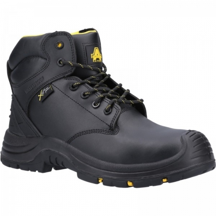 Amblers Wrekin Waterproof Metatarsal Safety Work Boot Black AS303C