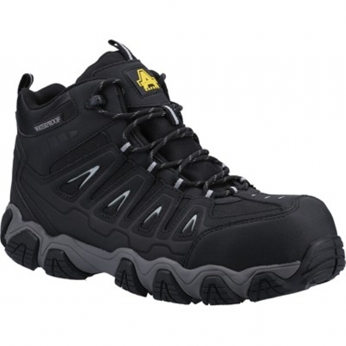 Amblers Rockingham WP Non-Metal Safety Hiker Boot Black AS801