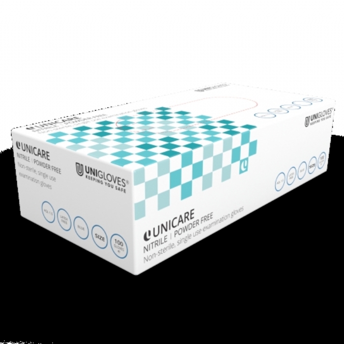 Unicare Soft Nitrile Powder Free Gloves