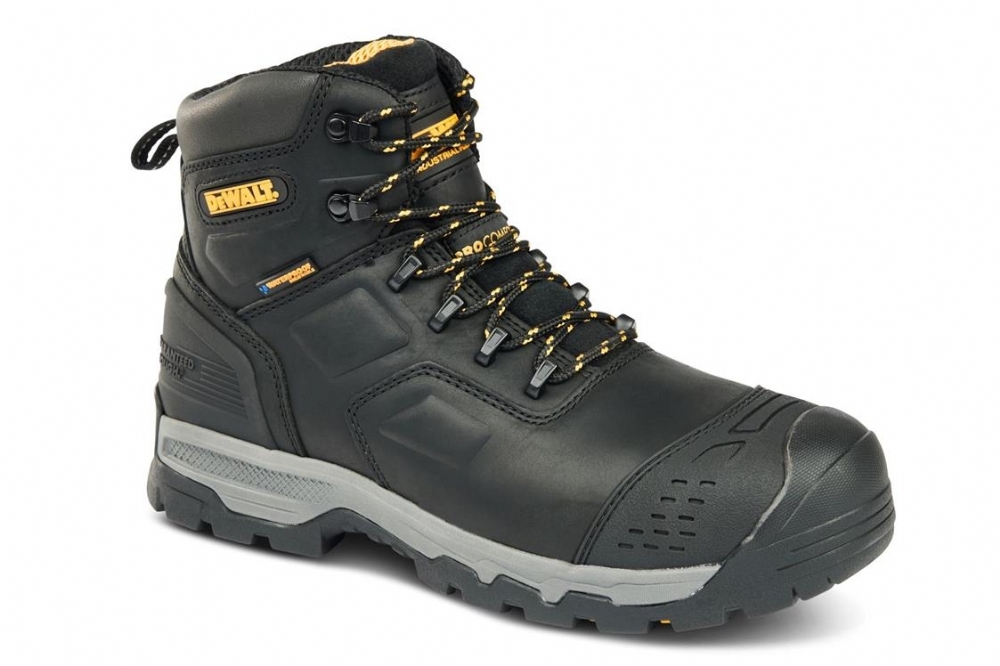 DeWalt Bulldozer Safety Boots Black. D016 Aston Pharma