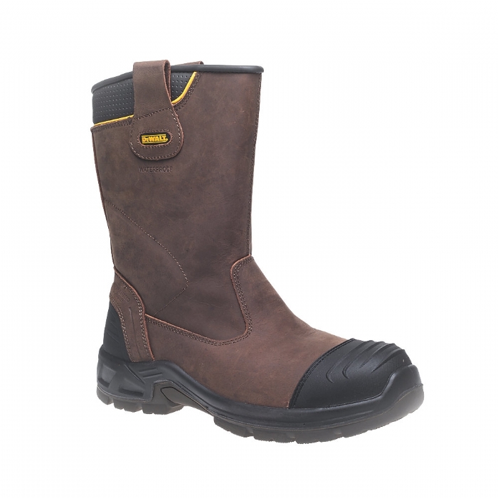 DeWalt Millington Metal Free Safety Rigger Boots Brown. D26