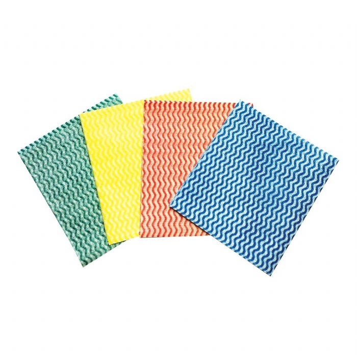  Mediumweight Coloured Cleaning Cloths - 30x50cm