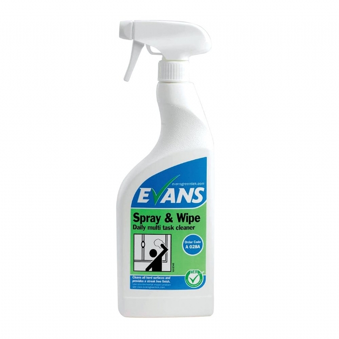  Evans Spray and Wipe Multi Surface Cleaner 750ml