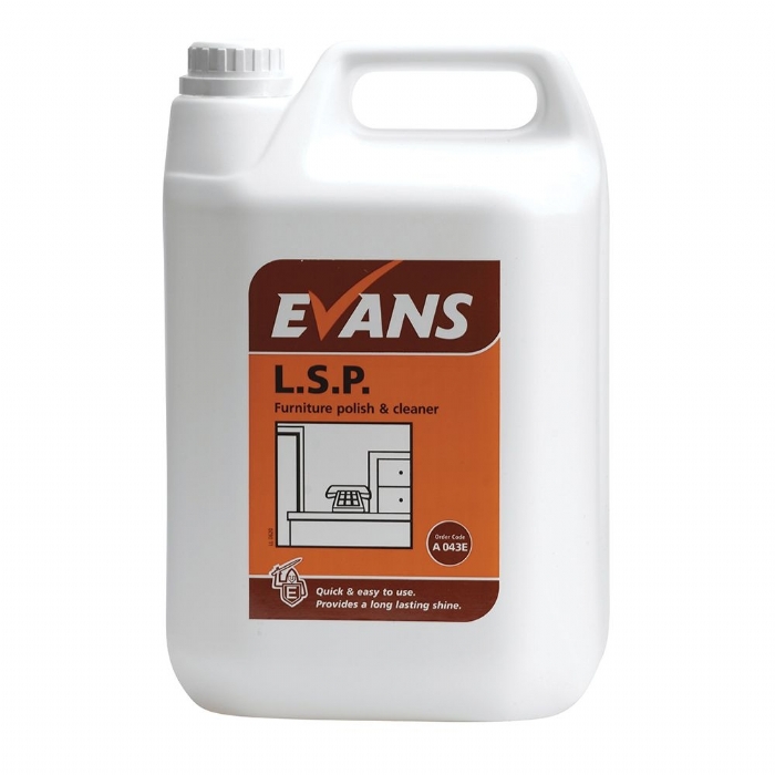 Evans L.S.P. Multi Surface Liquid Spray Polish 5 Litre