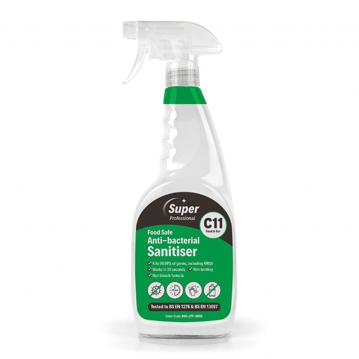 Super Food Safe Anti-bacterial Cleaner Sanitiser 750ml