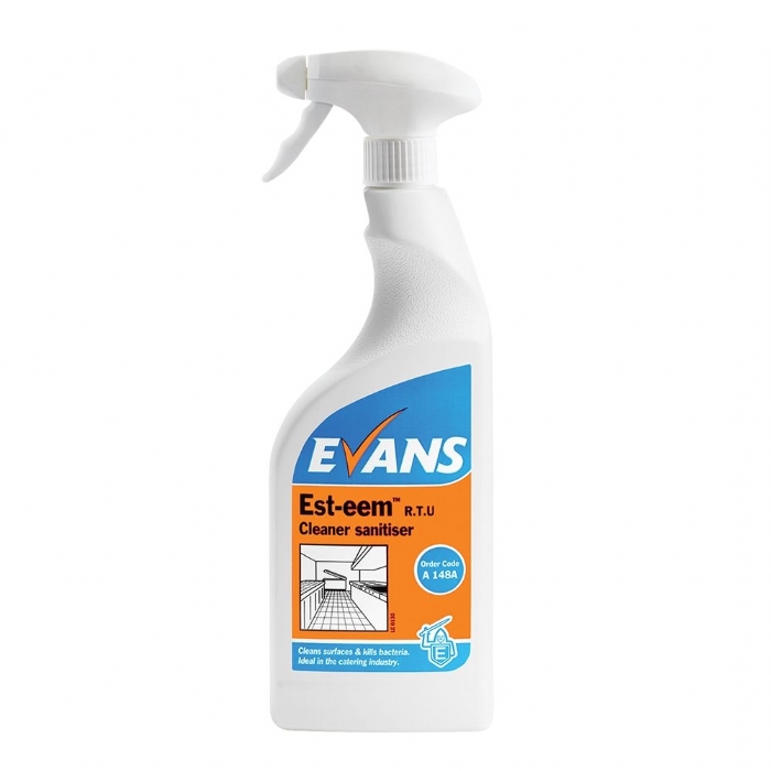 Evans Est-eem Food Safe Cleaner Sanitiser 750ml RTU