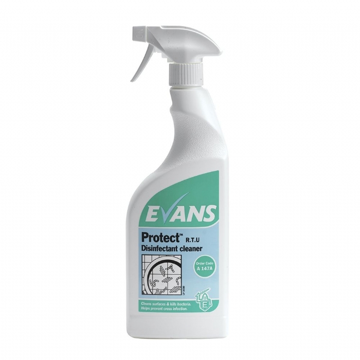 Evans Protect Disinfectant Cleaner 750ml RTU