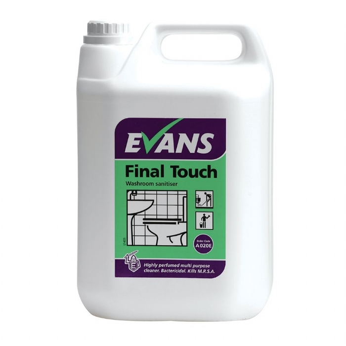 Evans Final Touch Bactericidal Cleaner Concentrate - 5 Litre