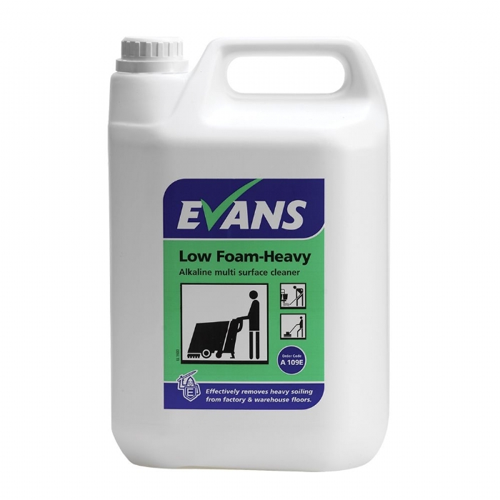  Evans Low Foam Heavy Multi Surface Cleaner 5 Litre