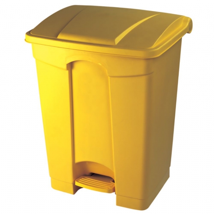  Yellow Clinical Waste Pedal Bin