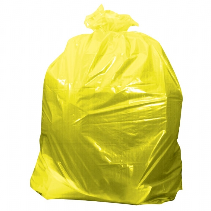 Yellow Refuse Sacks - Heavy Duty