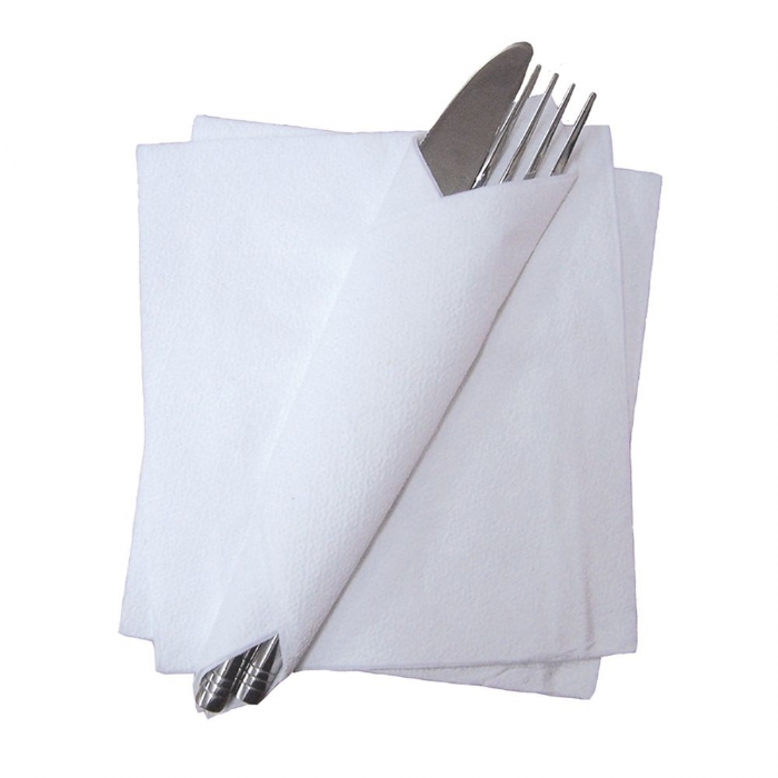 White 2ply 33 x 33cm Napkins - Case of 2000