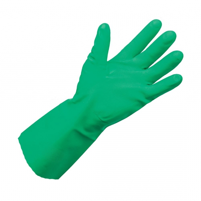 N15 Flock Lined Gauntlet Nitrile Gloves SA-GI/F11