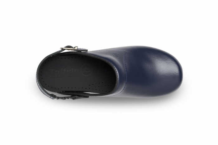 Toffeln FlexiKlog - Navy with heel strap