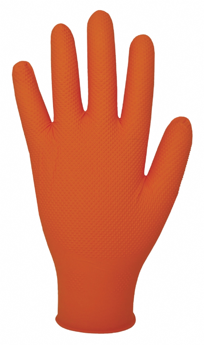 Finite Orange Grip Nitrile Gloves