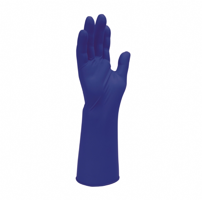 Extra Long Indigo Nitrile Gloves - AF Accelerator Free