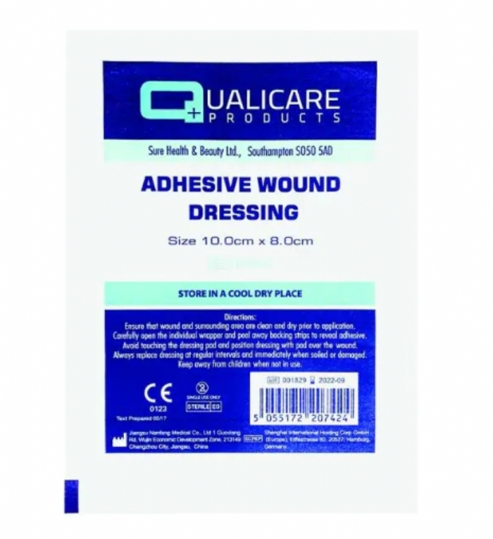 Adhesive Wound Dressing - 10cm x 8cm