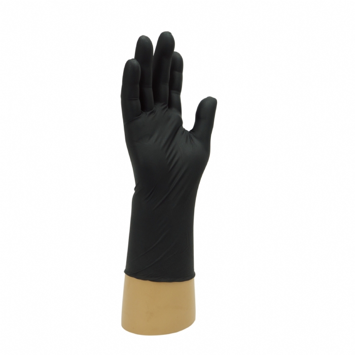 GL897 Bodyguards Black Nitrile Powder Free Exam Gloves 
