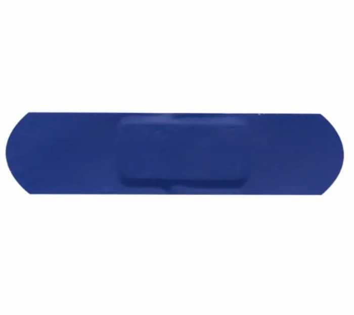 Blue Detectable Plasters - 7.2cm x 2.5cm
