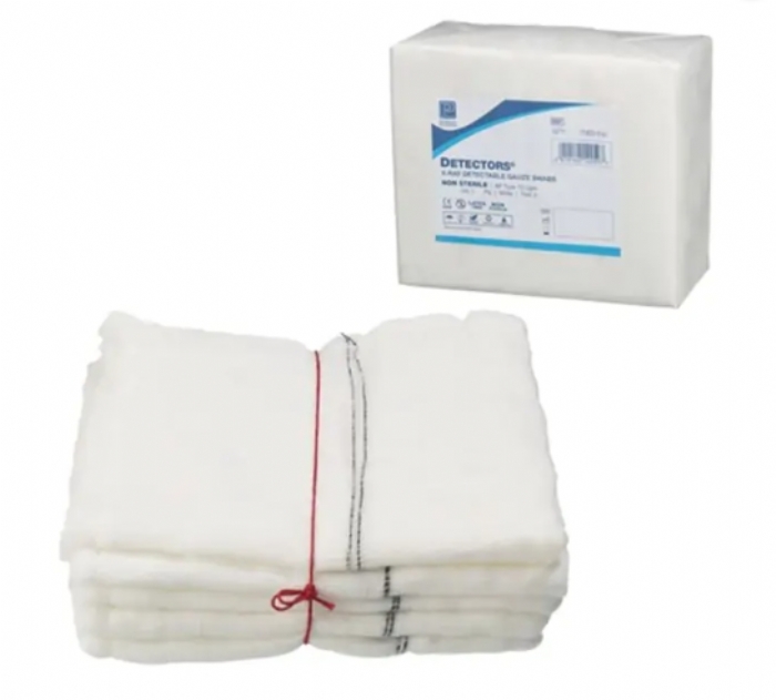 X-Ray Detectable Non Sterile Gauze Swabs 24ply 30cm x 30cm