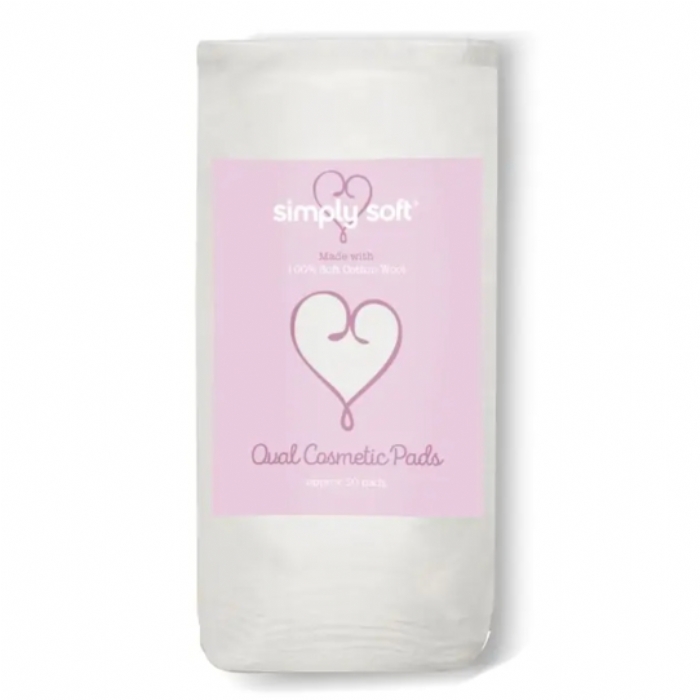 Simply Soft® Oval Cotton Cosmetic Pads
