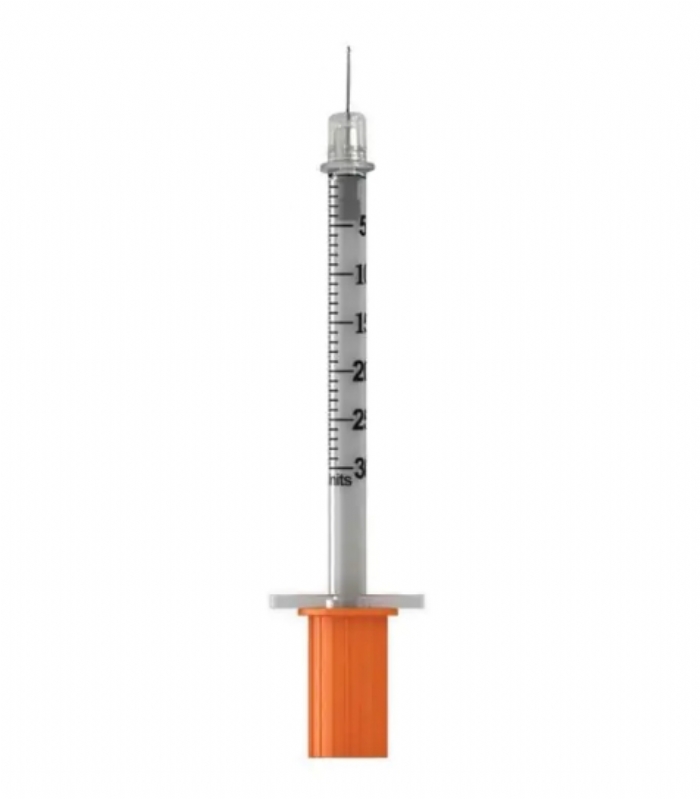 BD Micro-Fine Insulin Syringe & Needle U100, 0.5ml
