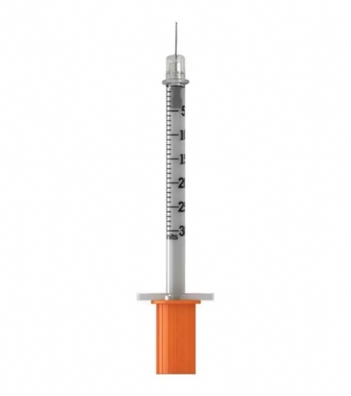 BD Micro-Fine Insulin Syringe & Needle 0.3ml U40, 30g x 8mm