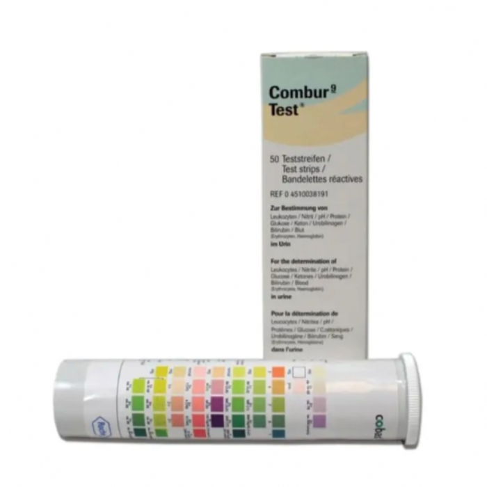 Combur 9 Urine Test Strips x 50
