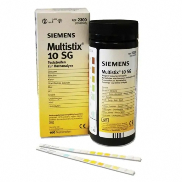 Siemens Multistix Urine Test Strips - 10 SG